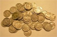 Lot of 50 Buffalo Nickels