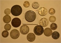 Lot of 20 Various Silver and Collector Coins