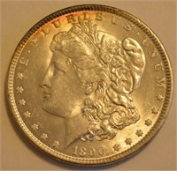 1890 Morgan Silver Dollar - Toned - BU