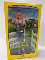 NEW - John Deere Barbie Pink Lable Collector Doll