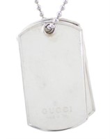 Gucci Double Dog Tag Necklace