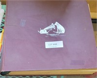 RCA VICTOR "HIS MASTER'S VOICE" BINDER OF ALBUMS