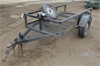 Utility Trailer, 4ft x 8ft, w/ Spare, 14" Tires