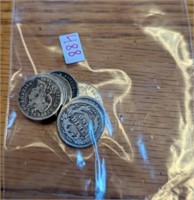 $1.00 Junk Silver 90% - barber