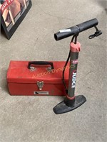 Bicycle Pump and Tool Box