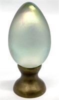 Glass Eye Studio Art Glass Egg Paperweight