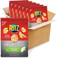 6 RITZ Crisp and Thins Cream Cheese and Onion Chip