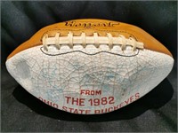 1982 Ohio State Buckeyes Signed Football