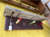 Crafted Kitchen Utensil Shelf