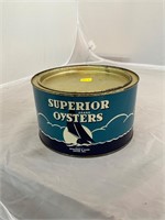 Superior Brand Del 7 Half Gallon Oyster Can