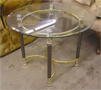 Modern Style Glass top End Table