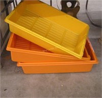 3 Plastic Containers
