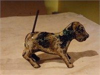 Antique Tin Windup Dog missing key marked Ori-o