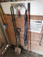 shovel,rake & horse items