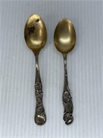 2 Sterling Silver Spoons