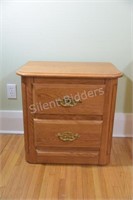 Shermag Oak End Night Stand