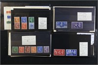 Great Britain Stamps 19th & 20th Century on Cards