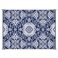 W4062  Outsunny Reversible Outdoor Rug 9 x 12