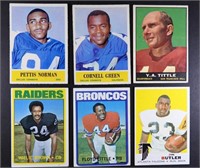 (6) VINTAGE FOOTBALL CARDS 1960s/70s