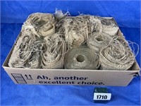 3"Rolls of Burlap, 9 Rolls Various Lengths