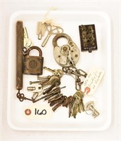 Lot of Old Locks and Keys