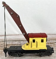 Lionel 2660 crane car, O gauge, 1938-1942 prewar