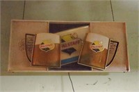 Vintage Falstaff Beer Toasting Mugs Lighted Sign