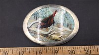 Turkey Scene Belt Buckle