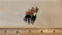 Horse Rodeo Bucking Pin/Brooch (Trembler)