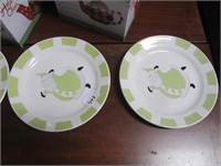 4 Christmas Plates