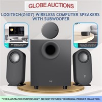 LOGITECH WIRELESS SPEAKERS W/ SUBWOOFER(MSP:$169)