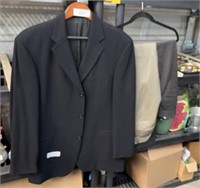 Men’s suit, jacket, and dress pants