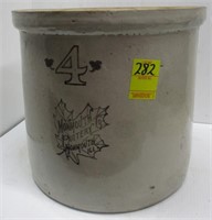 4 GALLON MONMOUTH CROCK