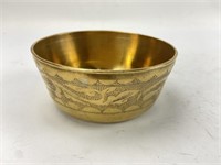 4.25" ringing meditation bowl.  China brass