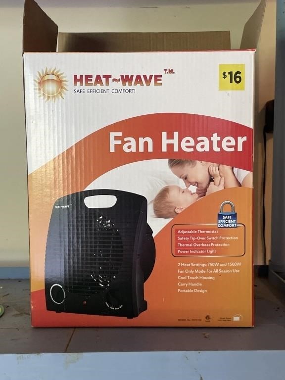 Heat Wave Fan Heater