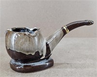Pipe Ashtray Brown Drop McCoy Style
