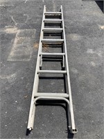 12’ ALUMINUM EXTENSION LADDER MISSING ONE FOOT