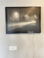 3' Electric Illuminated Framed Art: Cityscape