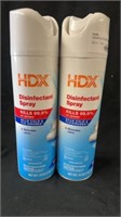 2 New HDX Disinfectant Spray