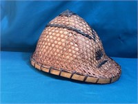 Woven Oriental Salakot Wicket Hat