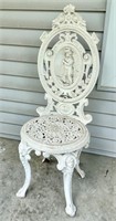 Ornate Cast Iron Chair