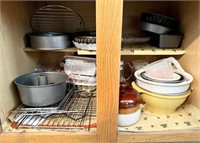 Kitchen Cabinet Contents - Bakeware, Pans, Bowls