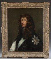 English, portrait of a man, 17th c., O/C.