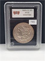 1889-CC Morgan Silver Dollar- KEY DATE