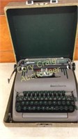 Vintage Smith Corona Typewriter in carrying case