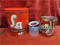 LG potato chips, baby formula, Boscul coffee tins.