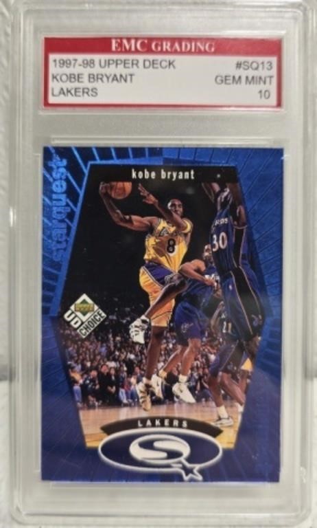 1997-98 graded Kobe Bryant gem mint 10 card