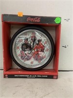 Coca-Cola Dale Earnhardt Jr. & Sr. Wall Clock