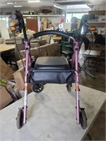 Purple Elderly / Disabled Assist Cart