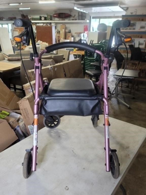 Purple Elderly / Disabled Assist Cart